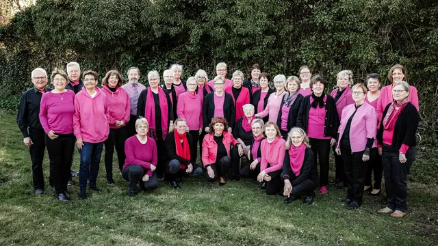 Die Hagenaher Sportsänger freuen sich auf ihr Konzert in der St. Marienkirche in Himmelpforten. | Foto: Hagenaher Sportsänger