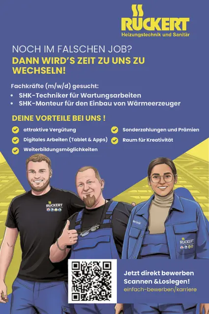 Foto: KI-generiert und www.rueckertheizung.de