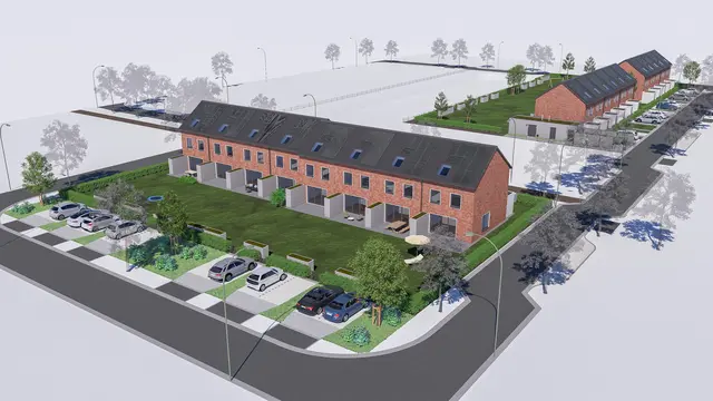 Geplant sind insgesamt 19 Wohneinheiten | Foto: Deutsche Reihenhaus AG