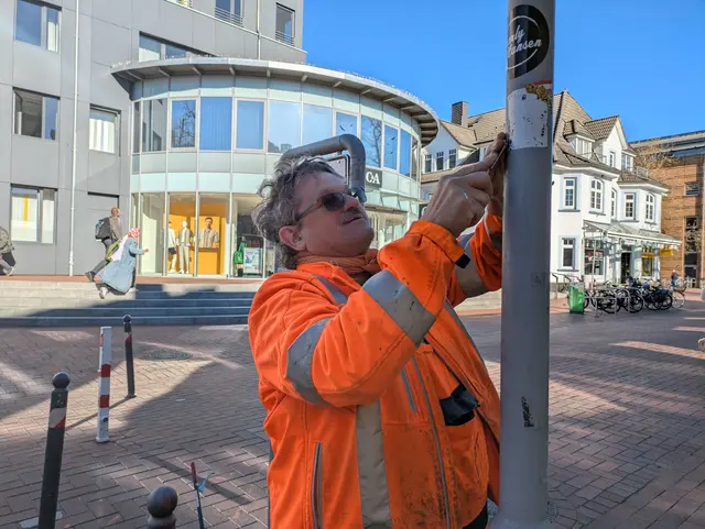 Aufkleber wurden entfernt | Foto: Stadt Buchholz