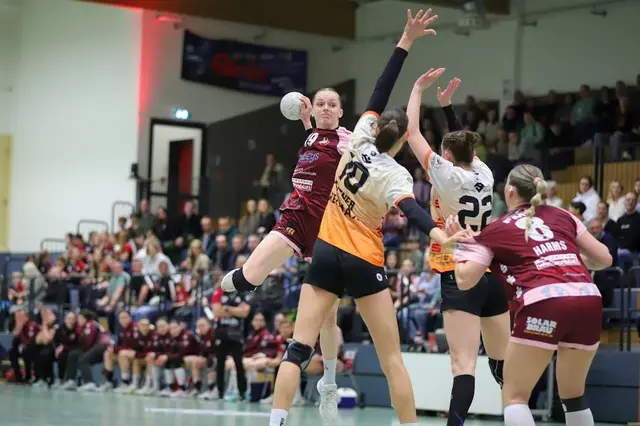 Die Luchse müssen sich beim Tabellenführer kämpferisch sehr anstrengen | Foto: Handball Luchse