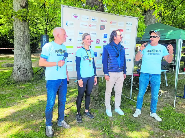 Ein Gespräch mit Sponsoren von Fritz Harre (li.) und Christopher Reise | Foto: ssc