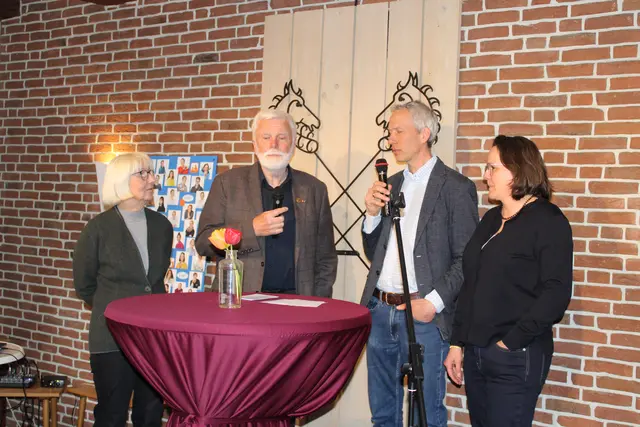 Talkrunde mit ehemaligen und amtierenden Vorstandsmitgliedern (v. li.): Astrid Tödter, Hans-Hermann Putensen, Nikolaus Lemberg und Dr. Sonja Lange | Foto: ce