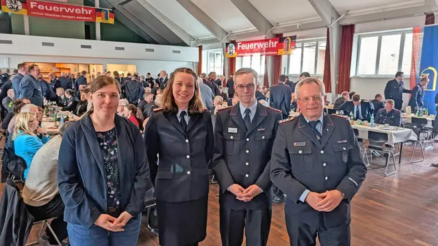 Sie bilden das Team der psychosozialen Notfallversorgung für Einsatzkäfte im Landkreis Stade (v.li.):  Britta Diercks, Vanessa von Bremen, Jan Lohrengel und Andreas Hellmich | Foto: jd