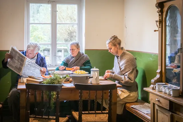 'Gelebte Geschichte 1931' beim Hoffest am 17.5.26 auf dem Museumsbauernhof in Wennerstorf | Foto: FLMK