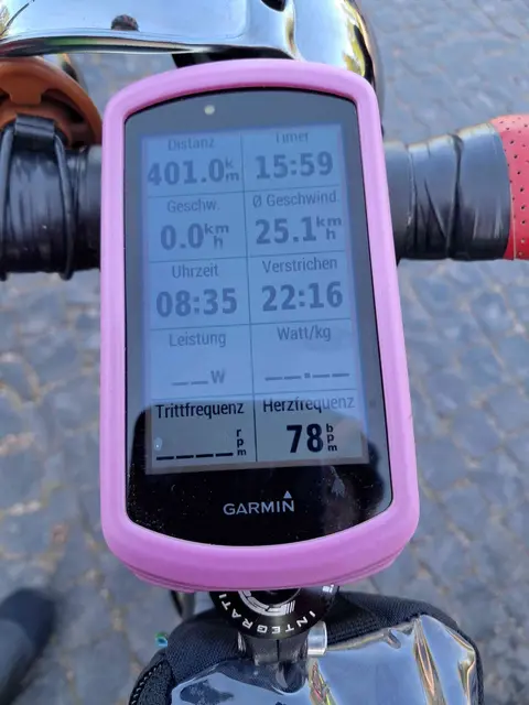 Die Daten an der siebten Kontrolle | Foto: Ollanner Radteam