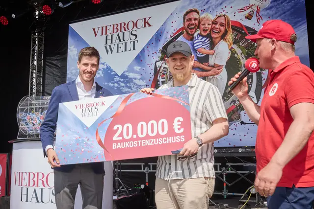 An zwei Tagen wurde ein Baukostenzuschuss von jeweils 20.000 Euro verlost | Foto: Viebrock