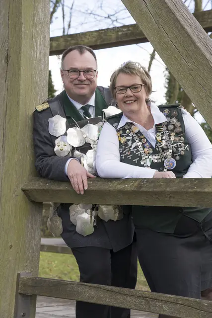 König Ulf Stelling mit Königin Petra Diercks | Foto: Lohmann