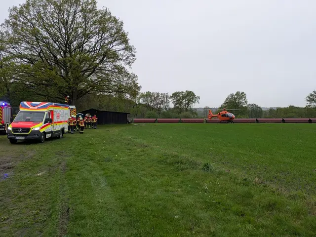 Bahnunfall Marxen | Foto: FF SG Hanstedt