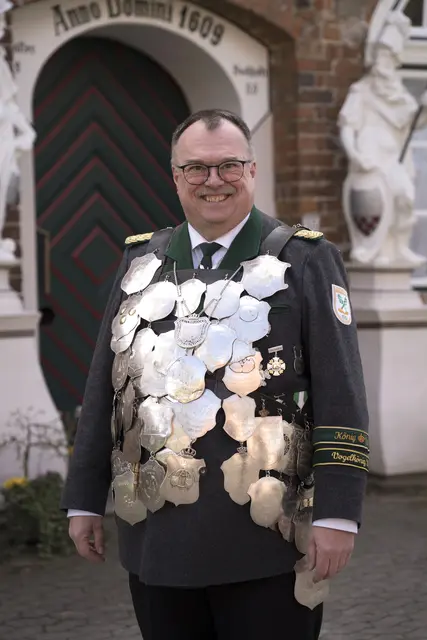 Der Schützenkönig Ulf Stelling | Foto: Lohmann