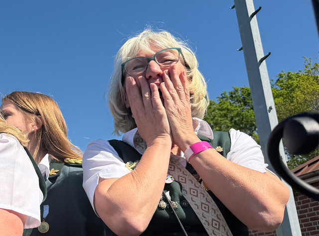 Konnte den Sieg kaum fassen - Anette Randt,  Präsidentin des SV Heidenau | Foto: tml