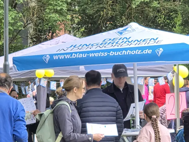 Informationen gab es am Stand von Blau-Weiss Buchholz | Foto: André Welle