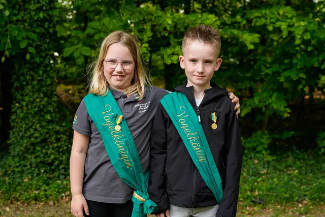 Vogelkönigspaar Leon Peters und Lene Haack | Foto: S.u.S.V. Heinbockel