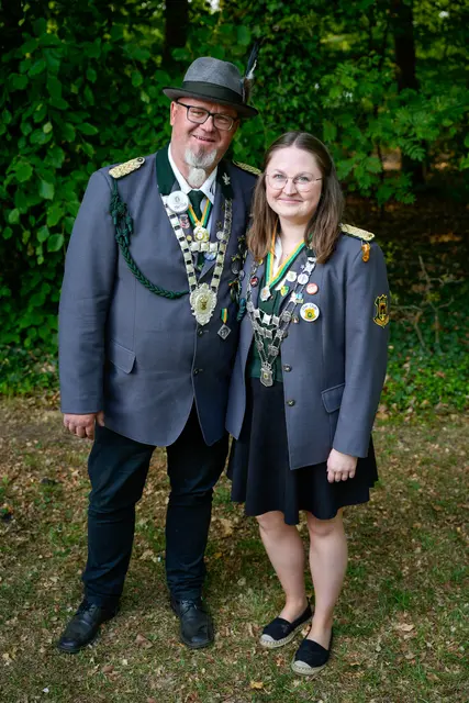 König Andre Stender und Königin Lisa Tschentscher | Foto: S.u.S.V. Heinbockel