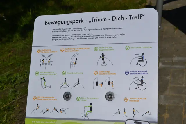 Diese Fitnessgeräte stehen beim "Trimm-Dich-Treff" zur Verfügung | Foto: bim
