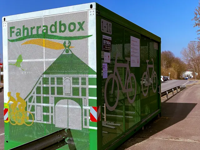 Der Fahrradcontainer am Meckelfelder Bahnhof | Foto: Gemeinde Seevetal