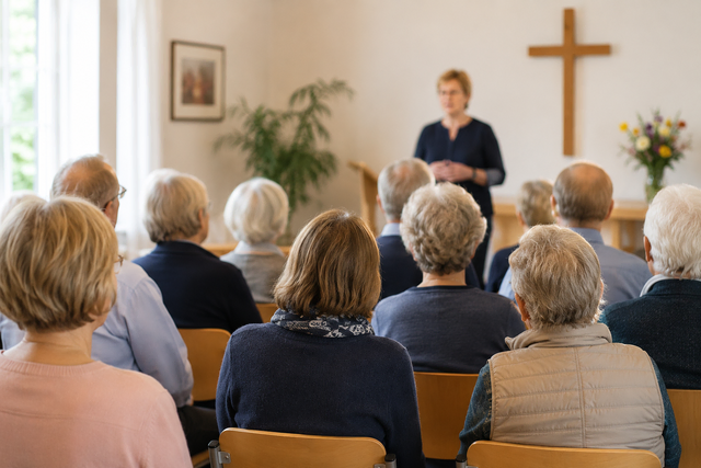 Beim Feierabendkreis in St. Marien in Winsen geht es diesmal um das Thema Bestattungen (Symbolbild) | Foto: KI-generiert
