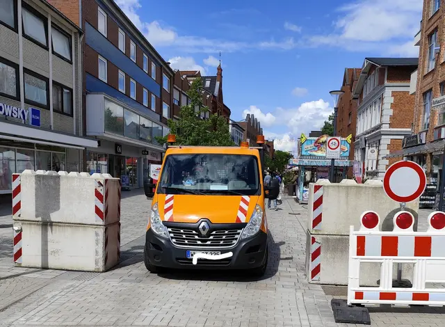 Haupteinfahrt aus Richtung Bahnhofstraße. | Foto: Rüdiger Störtebecker