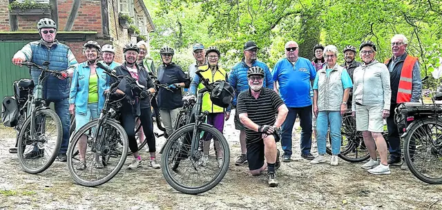Die Kutenholzer Fahrradgruppe | Foto: Heimatverein