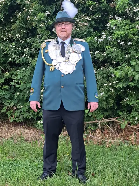 Schützenkönig Robert Peters „der Einsatzbereite“ blickt auf ein ereignisreiches Königsjahr in Meckelfeld zurück | Foto: SV Meckelfeld