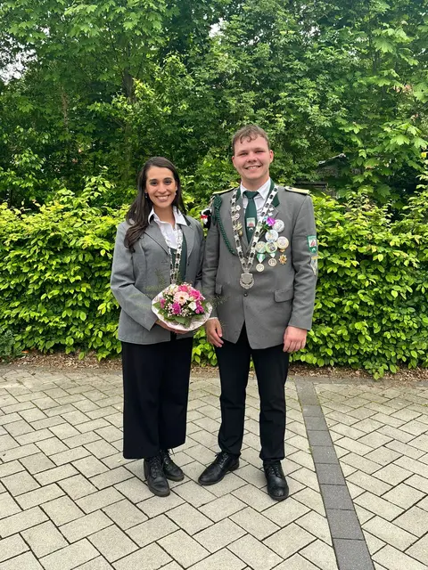  Kaiserpaar Jerrica Berger und Liam Twele | Foto: Schützenverein Hammah