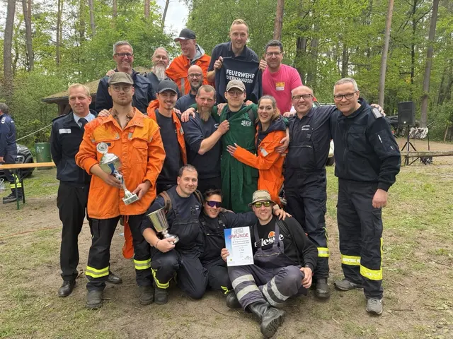 Bei den Aktiven hatte die Feuerwehr Dierkshausen die Nase vorn | Foto: Pressestelle Feuerwehr Samtgemeinde Hanstedt