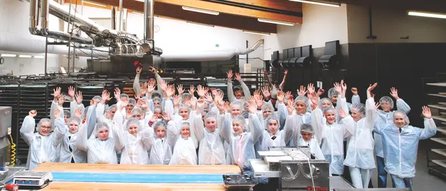 50 Kinder durften in die Dorfbäckerei in Scharmbeck schnuppern und mit anpacken | Foto: Soetebiers Dorfbäckerei GmbH