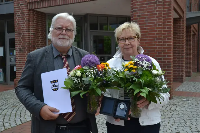 Die Geehrten Dietrich Alsdorf und Susanne Noack | Foto: sc
