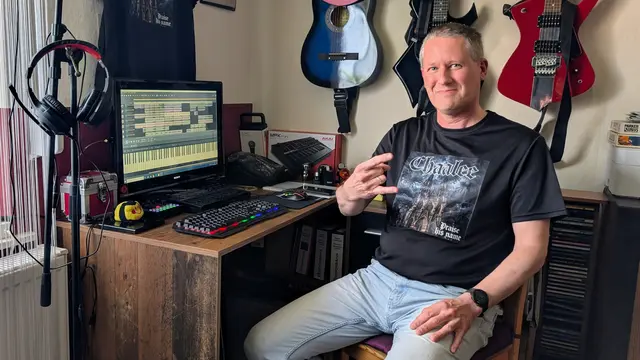 Marco "Chaalee" Schaal in seinem Heimstudio | Foto: Jan Filter