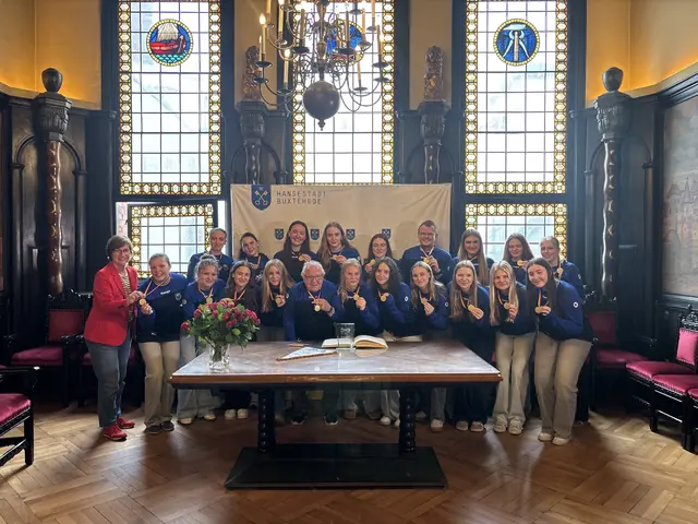 Der erneute Titelgewinn sorgt für Stolz in Buxtehude | Foto: sts