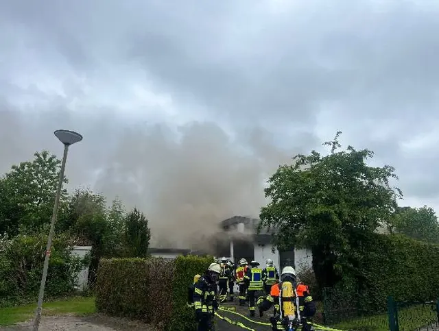 Die Brandstelle in Estebrügge | Foto: Polizei
