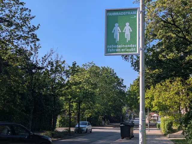 In diesen Fahrradstraßen ist das Nebeneinanderfahren erlaubt | Foto: Stadt Buchholz