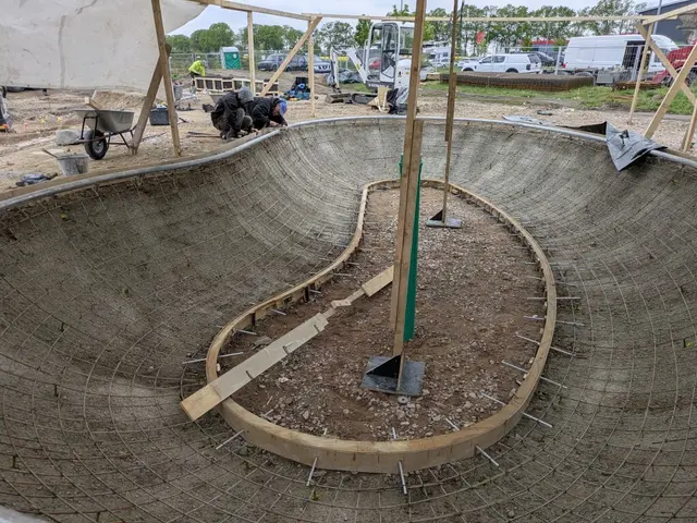 Der Bau der sogenannten „Bowl“ | Foto: Gemeinde Tostedt