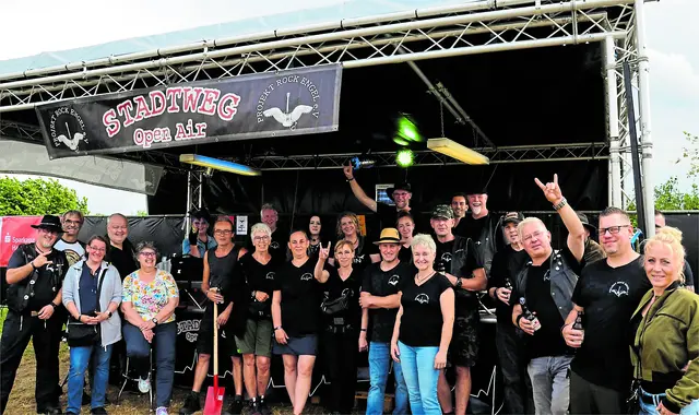 Einige Teammitglieder des Stadtfest Open Air | Foto: Projekt Rock Engel e.V