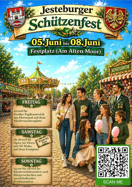 Plakat zum Jesteburger Schützenfest 2026 | Foto: Schützenverein Jesteburg 