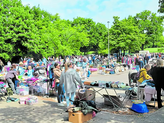 Auf dem Flohmarkt, der traditionell nur für Privatanbieter erlaubt ist, werden stets viele Artikel aus den Haushalten angeboten | Foto: Verein