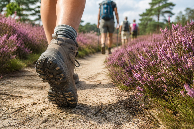 Wandern durch die Heidelandschaft (Symbolbild) | Foto: KI