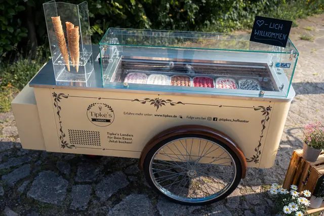 Tipkes Hofkontor ist mit seinem Eisfahrrad dabei | Foto: Joris Gärmer