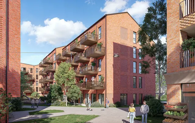 Visualisierung des Gummischmidt Quartiers nach Fertigstellung | Foto: Lindemann