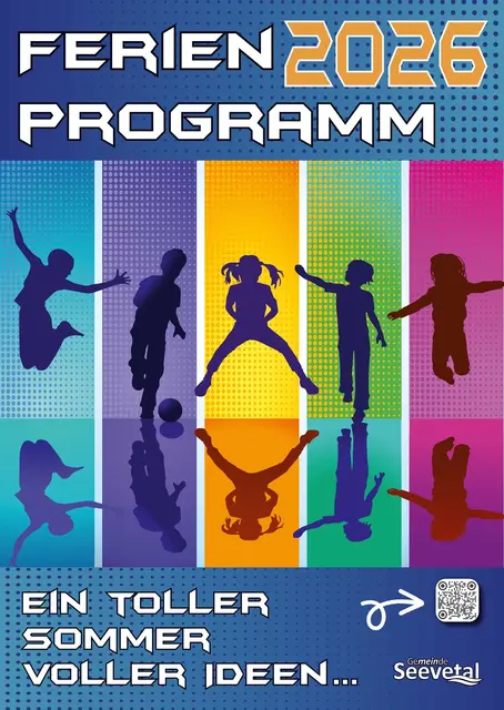 Das Plakat zum Ferienprogramm mit QR-Code | Foto: Gemeinde Seevetal