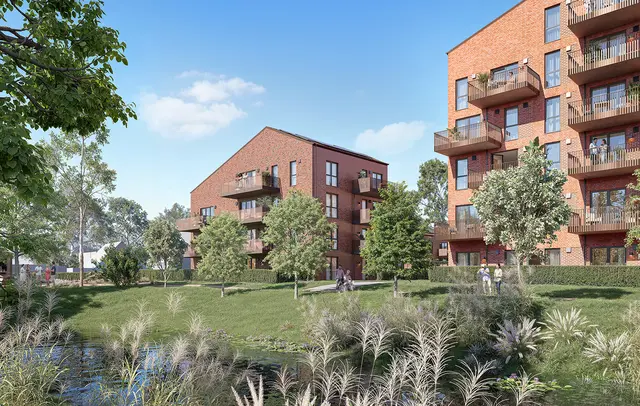 Visualisierung des Gummischmidt Quartiers nach Fertigstellung | Foto: Lindemann