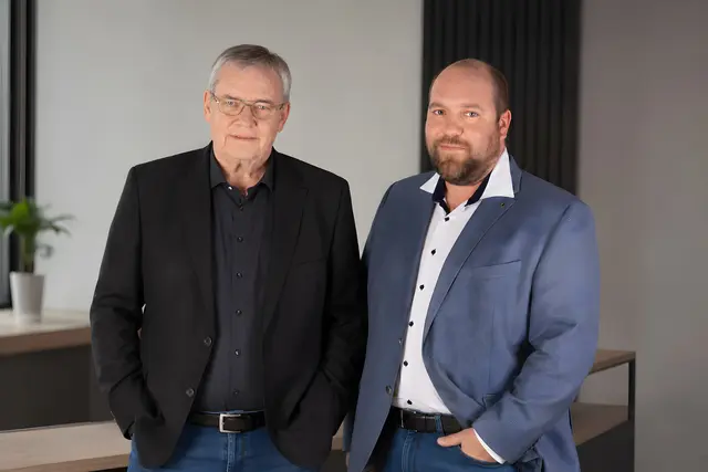 Dritte und vierte Familiengeneration: die heutigen Geschäftsführer Klaus (li.) und Heinrich Blohm | Foto: Blohm