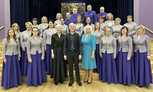 Der Chor Austrumstīga aus der lettischen Partnergemeinde Ludza | Foto: Austrumstīga