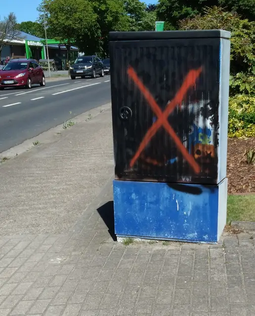 Auch dieses Motiv wurde zerstört | Foto: Weh