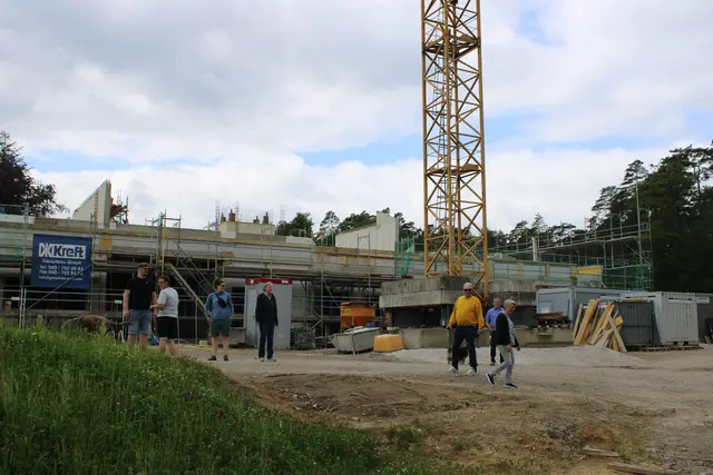 Viele Besucher schauten auf der Gasthof-Baustelle vorbei | Foto: ce