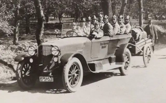 In Hollern-Twielenfleth im Jahr 1929 | Foto: Ortsfeuerwehr Borstel