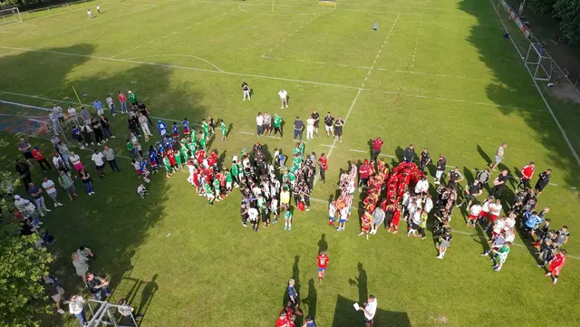 Aus der Vogelperspektive wird die Größe des Sommer Cups deutlich: Zahlreiche Teams und Zuschauer sorgten für eine tolle Turnieratmosphäre | Foto: FC Rosengarten