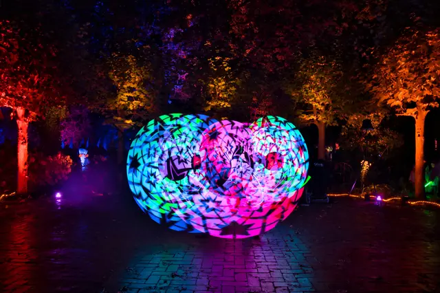 Lichtshow des Artistik-Duos Flamba | Foto: Flamba