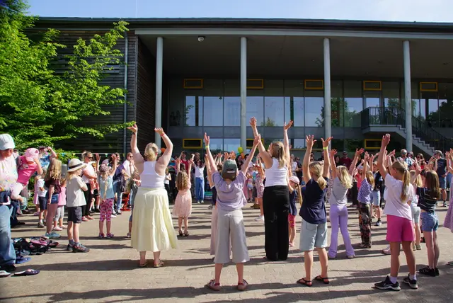 Kurz vor Ende wurde eine tolle Choreografie aufgeführt | Foto: Annika Böttcher