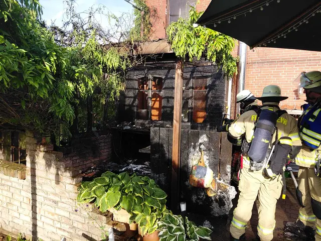 Brand in Stelle | Foto: Ortstwehr Fliegenberg